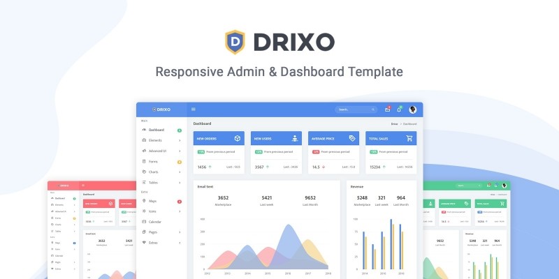 Drixo - Admin And Dashboard Template