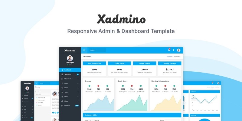 Xadmino - Admin And Dashboard Template