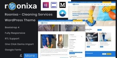 Roonixa - Cleaning Services WordPress Theme