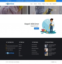 Roonixa - Cleaning Services WordPress Theme Screenshot 10