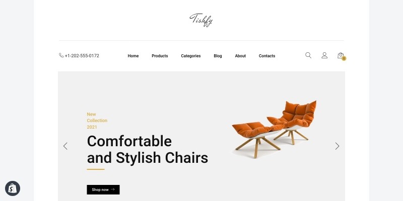 Tishfy - Furniture Shopify Theme
