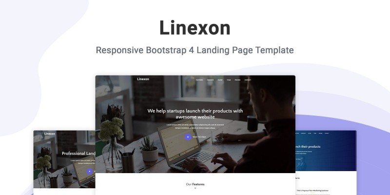 Linexon - Landing Page Template