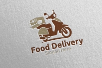 Scooter Fast Food Delivery Logo Screenshot 2