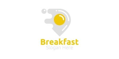 Breakfast Fast Food Delivery Logo