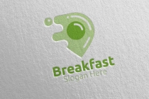 Breakfast Fast Food Delivery Logo Screenshot 1