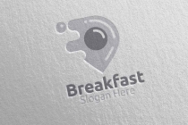 Breakfast Fast Food Delivery Logo Screenshot 3