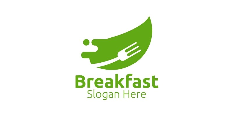 Breakfast Fast Food Delivery Logo