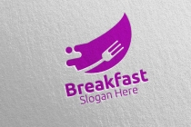 Breakfast Fast Food Delivery Logo Screenshot 1