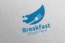 Breakfast Fast Food Delivery Logo Screenshot 4