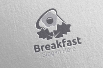Breakfast Fast Food Delivery Logo Screenshot 3