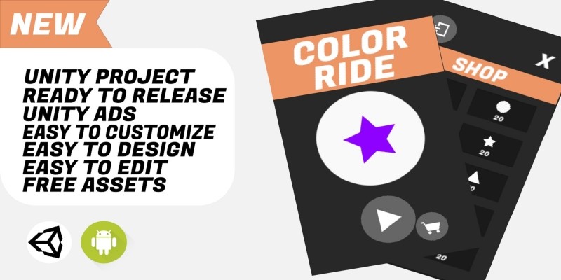 Color Ride - Complete Unity Game