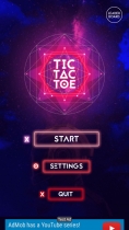 Tic Tac Toe Android Game with AdMob Screenshot 1