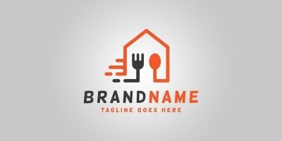 Food Delivery Logo Template