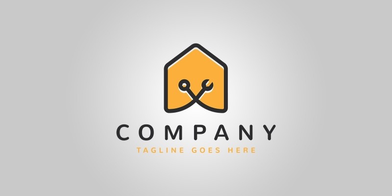 House Repair Logo Template