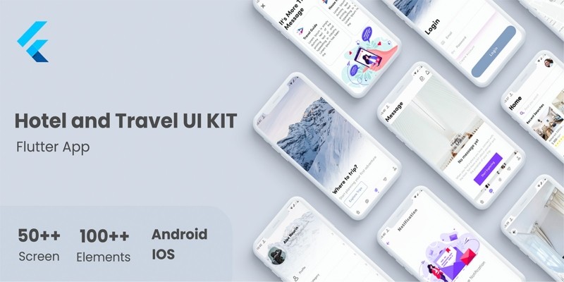 Hotel And Travel Flutter UI Kit