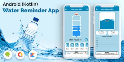 Android Kotlin Drink Water Reminder 