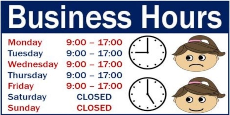 BusinessHours - Dynamic Business Hours JavaScript