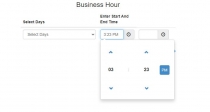 BusinessHours - Dynamic Business Hours JavaScript Screenshot 2