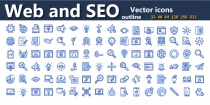 Web And Seo Vector Icons pack Screenshot 1