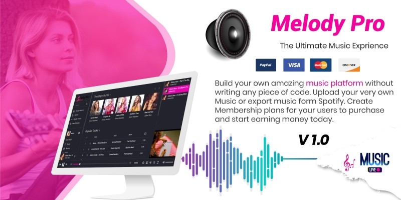 Melody Pro Premium Music Streaming Script