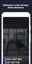 Plank Workout - Android Workout Application Screenshot 1