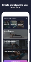 Plank Workout - Android Workout Application Screenshot 2