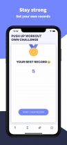 Push-ups challenge - iOS App Source Code Screenshot 5