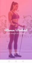 Android Women Workout at Home App Template Screenshot 1