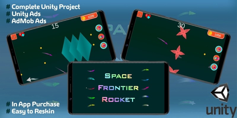 Space Frontier Rocket - Unity Source Code