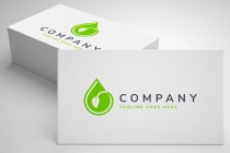 Eco Drop Logo Template Screenshot 1