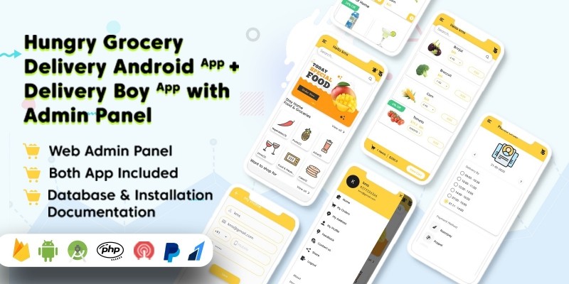Hungry Grocery Delivery Android App Source Code