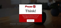 Pause Adblocker Pro WordPress Plugin Screenshot 1