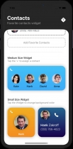 Favorite Contacts - iOS 14 Widget App Source Code Screenshot 5