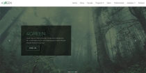 4Green - Eco Friendly  Bootstrap 4 Landing Page  Screenshot 3