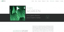 4Green - Eco Friendly  Bootstrap 4 Landing Page  Screenshot 4