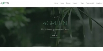 4Green - Eco Friendly  Bootstrap 4 Landing Page  Screenshot 5