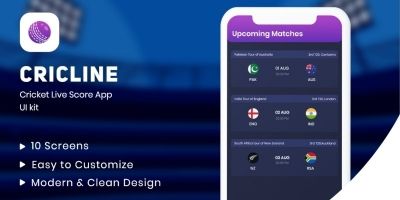 CricLine  - Android UI Kit