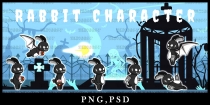 Game Asset Rabbit Shadow Character Sprite Sheet Screenshot 2