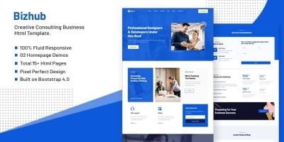 Bizhub - Consulting Business HTML Template