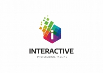 Interactive I Colorful Letter Logo Screenshot 1