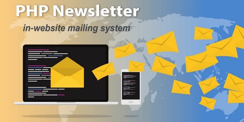 PHP Newsletter - In-Website Mailing System