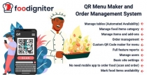 Foodigniter - QR Menu Maker And Order Management  Screenshot 1