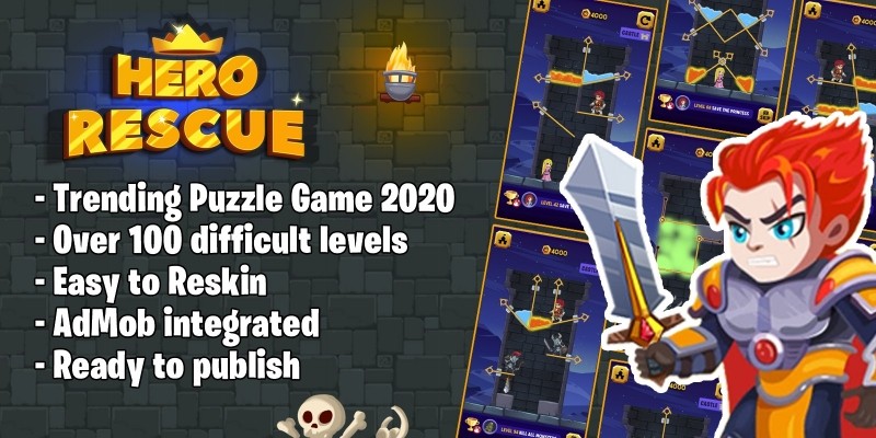 Hero Rescue: Puzzles and Conquest Source Code - SellAnyCode