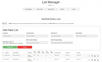 List Manager PHP Script Screenshot 2