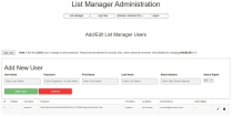 List Manager PHP Script Screenshot 8