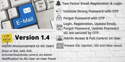 Twofactor Email Registration And Login With OTP