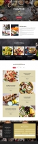 Flavour - Food And Drink Landing Page Screenshot 1