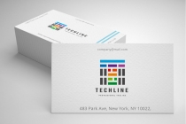 Tech Line Letter T Logo Screenshot 1