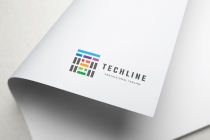 Tech Line Letter T Logo Screenshot 3