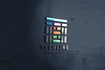 Tech Line Letter T Logo Screenshot 4